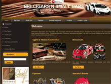 Tablet Screenshot of bigcigarsnsmallcars.com